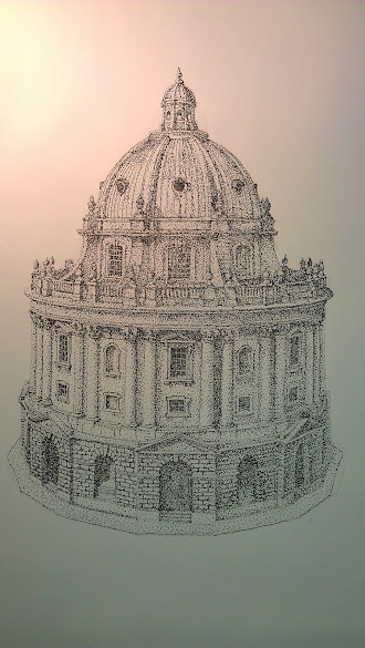 Radcliffe Camera, Pen and Ink on paper